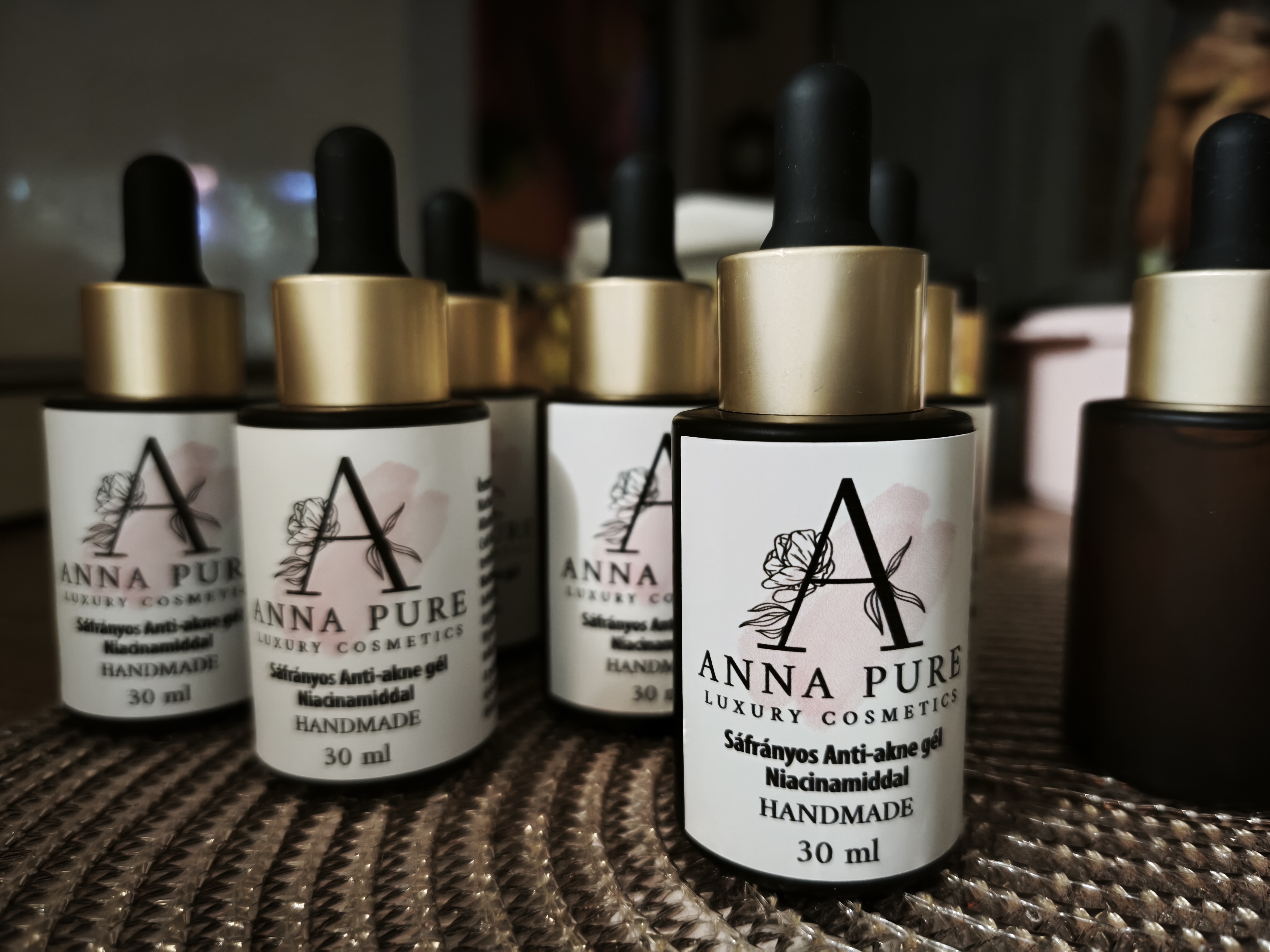 Sáfrányos Anti-akne Gél Niacinamiddal